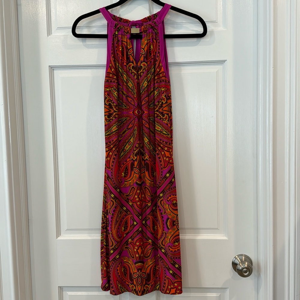 Halter patterned dress size S